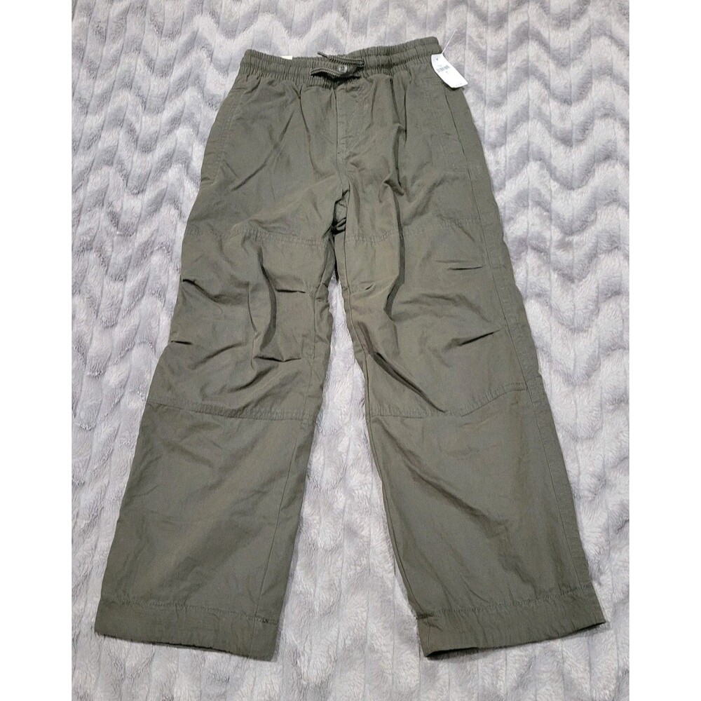 Gap Kids Boys Size 8 Green Lined Nylon Blend Pull On Pants NWT